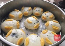 小猪包(黑芝麻馅)的做法图解1