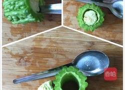 客家酿苦瓜的做法图解4