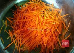 清炒胡萝卜的做法图解3