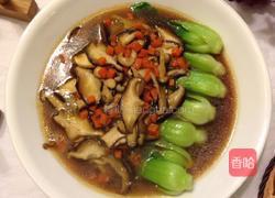 香菇扒菜胆的做法图解8