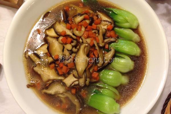 香菇扒菜胆