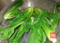 香菇扒菜胆的做法图解3