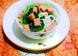 火腿蔬菜面的做法图解6