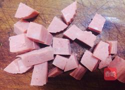 火腿蔬菜面的做法图解2