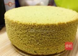 抹茶戚风蛋糕8寸的做法图解16