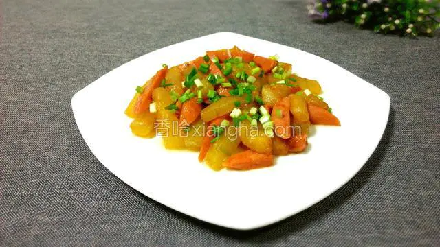 冬瓜炒火腿肠