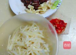 清笋牛肉丝的做法图解1