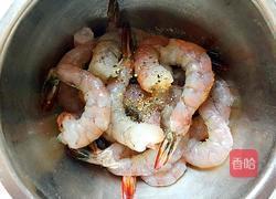 蒜蓉粉丝蒸大虾的做法图解4