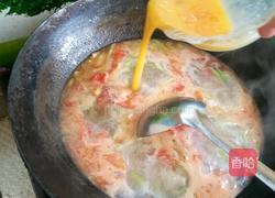 西红柿丝瓜汤的做法图解4