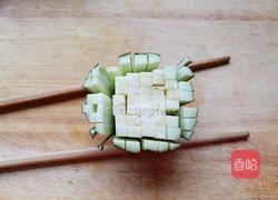 菊花茄子的做法图解3