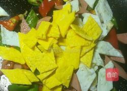 双椒火腿炒蛋的做法图解13