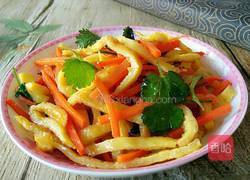 胡萝卜炒鸡蛋的做法图解16