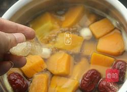 南瓜红枣莲子甜汤的做法图解4