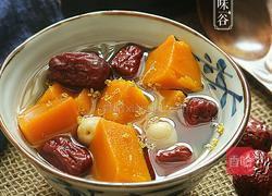 南瓜红枣莲子甜汤的做法图解6