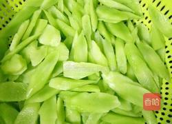 香葱莴笋肉的做法图解4