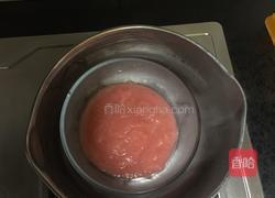 苹果草莓泥拌米粉的做法图解3