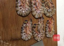 香煎竹节虾的做法图解1
