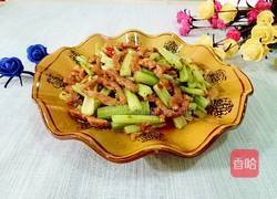 西芹炒肉丝的做法图解8