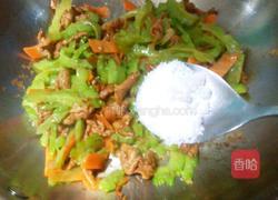 苦瓜炒肉的做法图解13