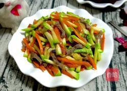 小瓜胡萝卜炒肉丝的做法图解11