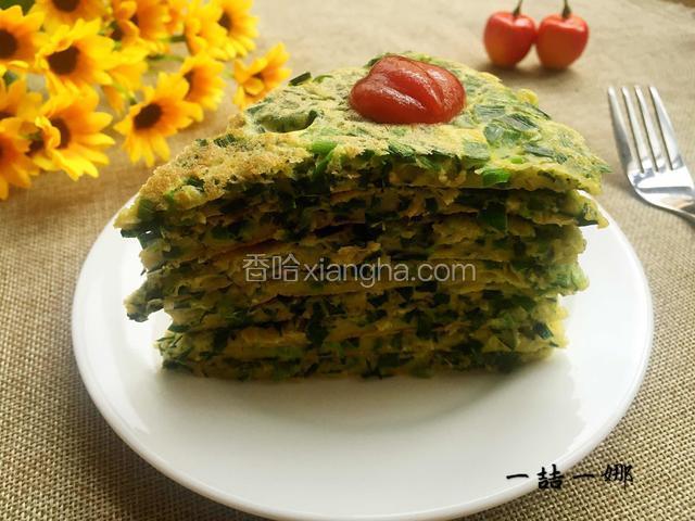 韭菜鸡蛋饼