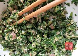 荠菜丸子的做法图解3