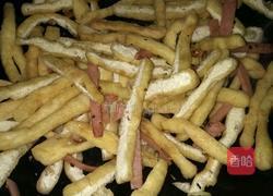 油豆腐炒火腿的做法图解6