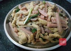 油豆腐炒火腿的做法图解10