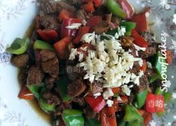 双色椒炒肉丁的做法图解6