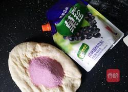 黑加仑双色低粉甜馒头的做法图解16