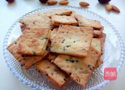 黑芝麻咸香饼干的做法图解8