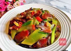 莴笋炒腊肉的做法图解10