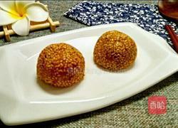 黄金红薯糯米豆沙球的做法图解14