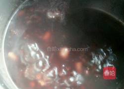 红豆花生黑米粥的做法图解8