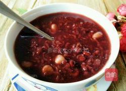 红豆花生黑米粥的做法图解9