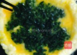 艾叶煎蛋的做法图解7