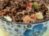 彩色粗粮炒饭的做法[图]