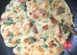 韭菜火腿鸡蛋饼的做法图解3