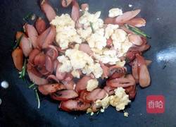 火腿肠炒鸡蛋的做法图解5