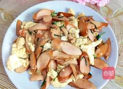 火腿肠炒鸡蛋的做法图解6