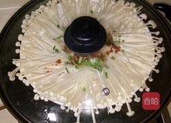 蒜蓉清蒸金针菇的做法图解7
