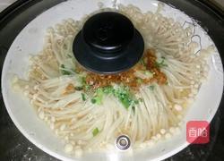 蒜蓉清蒸金针菇的做法图解8