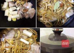 黄花菜山药排骨汤的做法图解3