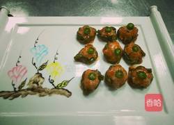 豇豆煎酿肉的做法图解4