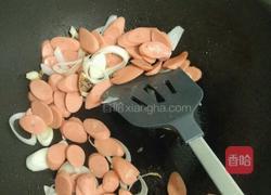 火腿肠炒黄瓜的做法图解4