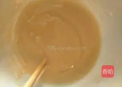 Illustration of making prunes and floss sesame cake 4