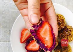紫薯草莓球的做法图解6