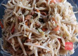 豆芽肉丝焖饼的做法图解8