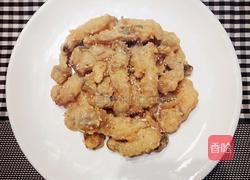 蟹黄焗蘑菇的做法图解8