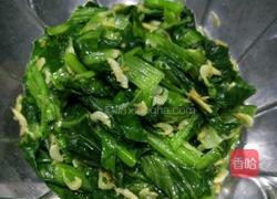 油菜虾皮的做法图解6